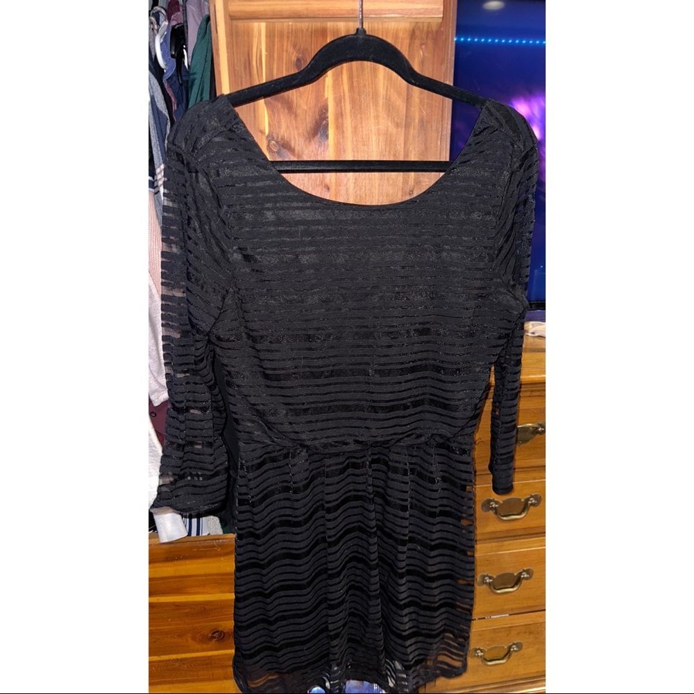 Black Lily Rose Dress